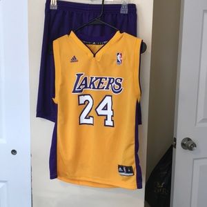 Adidas Lakers Jersey Set Size Medium